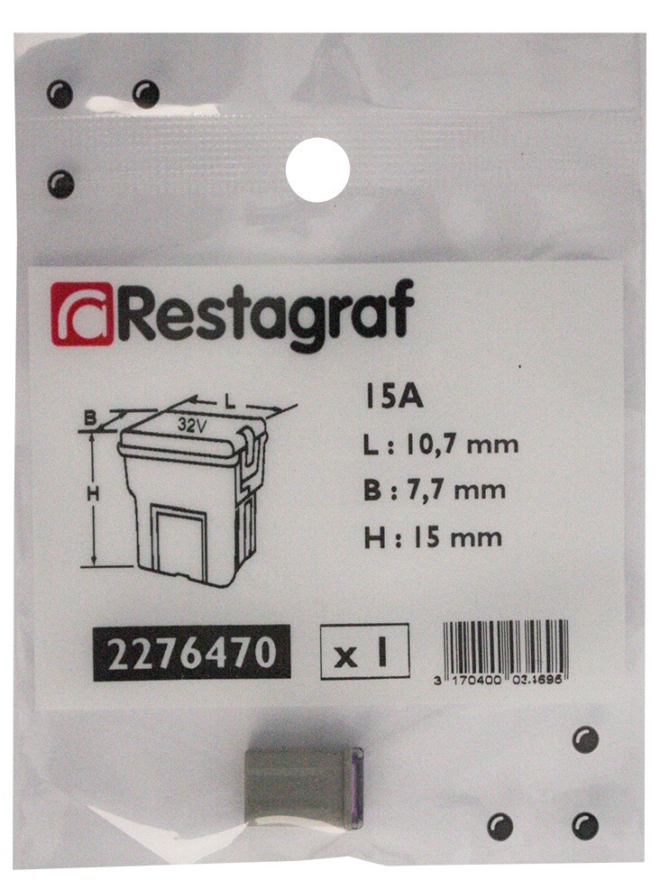 Restagraf 32 V 15 A Micro J-CASE Blocksicherung - ATU
