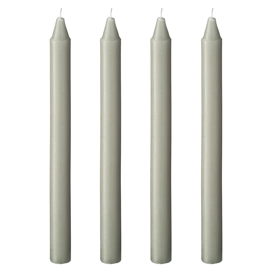 4 Stabkerzen unifarbend