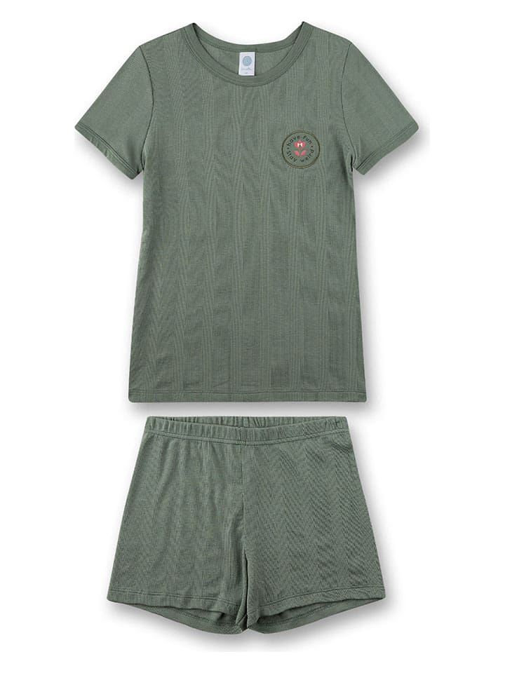 Sanetta Pyjama in Oliv günstig kaufen