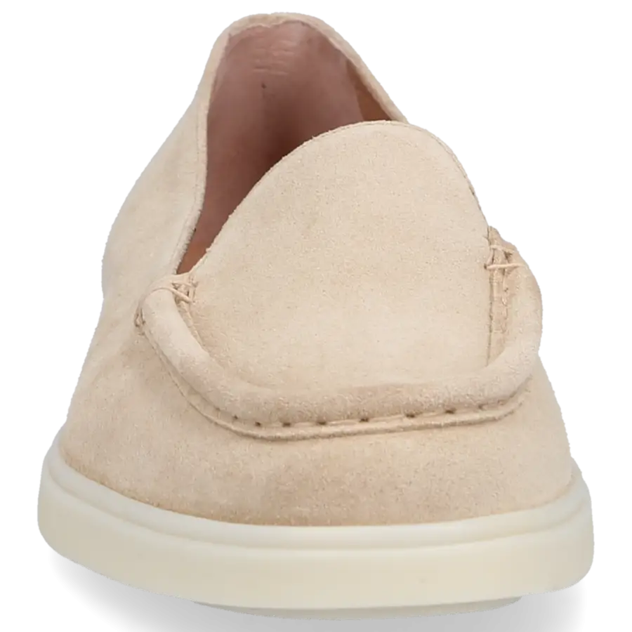 Santoni - Loafer 70143 Veloursleder - beige