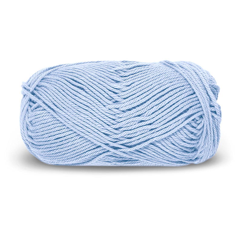 Cotton medi garn lys blå