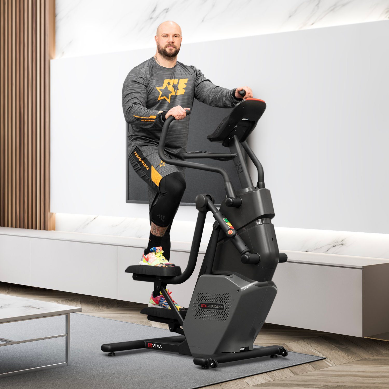 AsVIVA Stepper & Ergometer AsVIVA ST4 Bluetooth, Fitness-Apps per Smartphone/Tablet