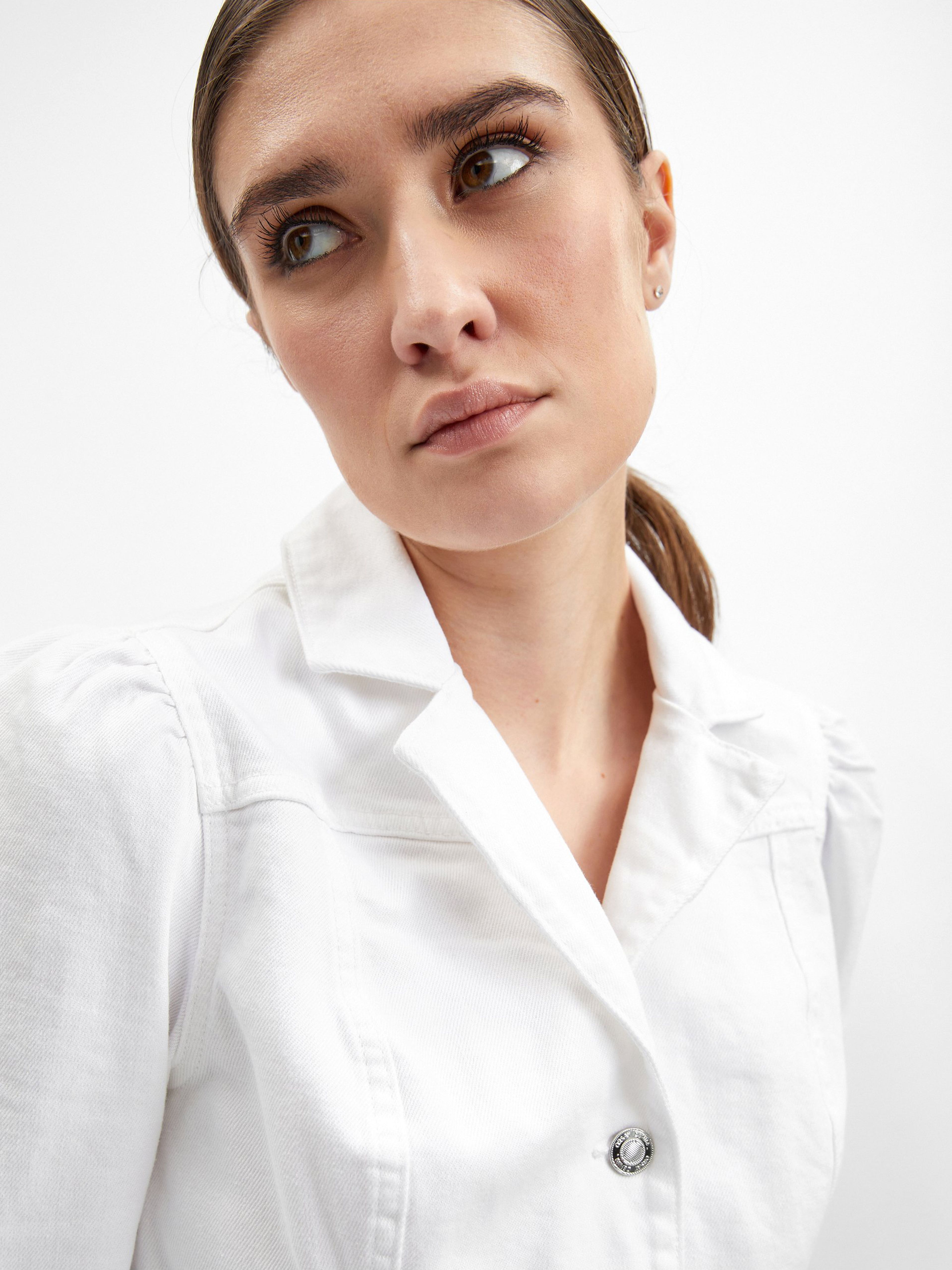 Weißer Denim-Overall für Damen ORSAY