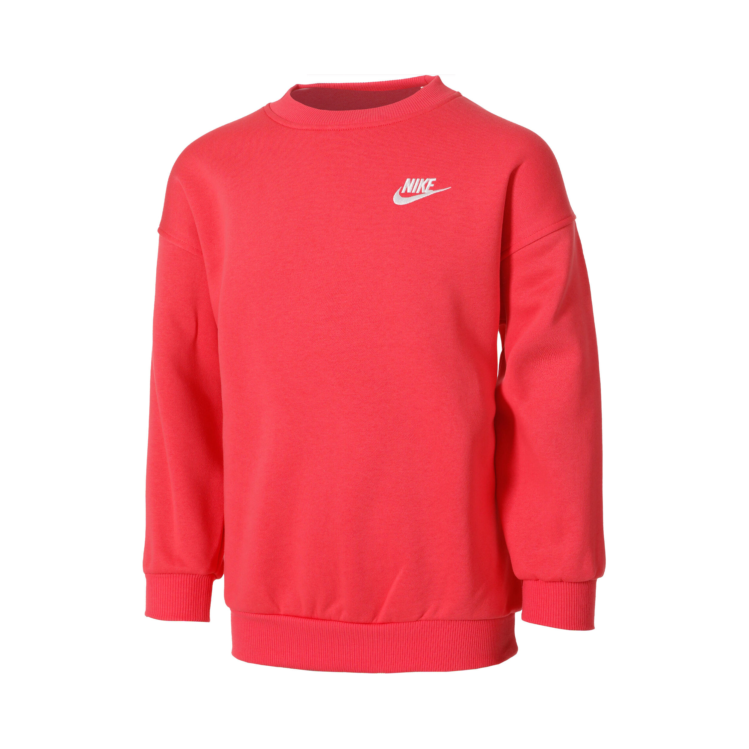 Club Fleece Oversized Crew Sweatshirt Mädchen - Pink