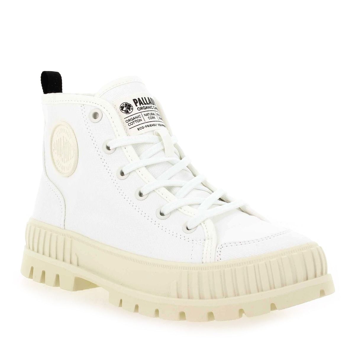 Palladium  PALLASHOCK ORGANIC 2 - Blanc Écru