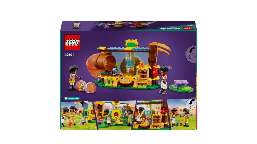 LEGO Friends 42601 Hamster-Spielplatz Set mit Spielzeug-Tieren für Kinder