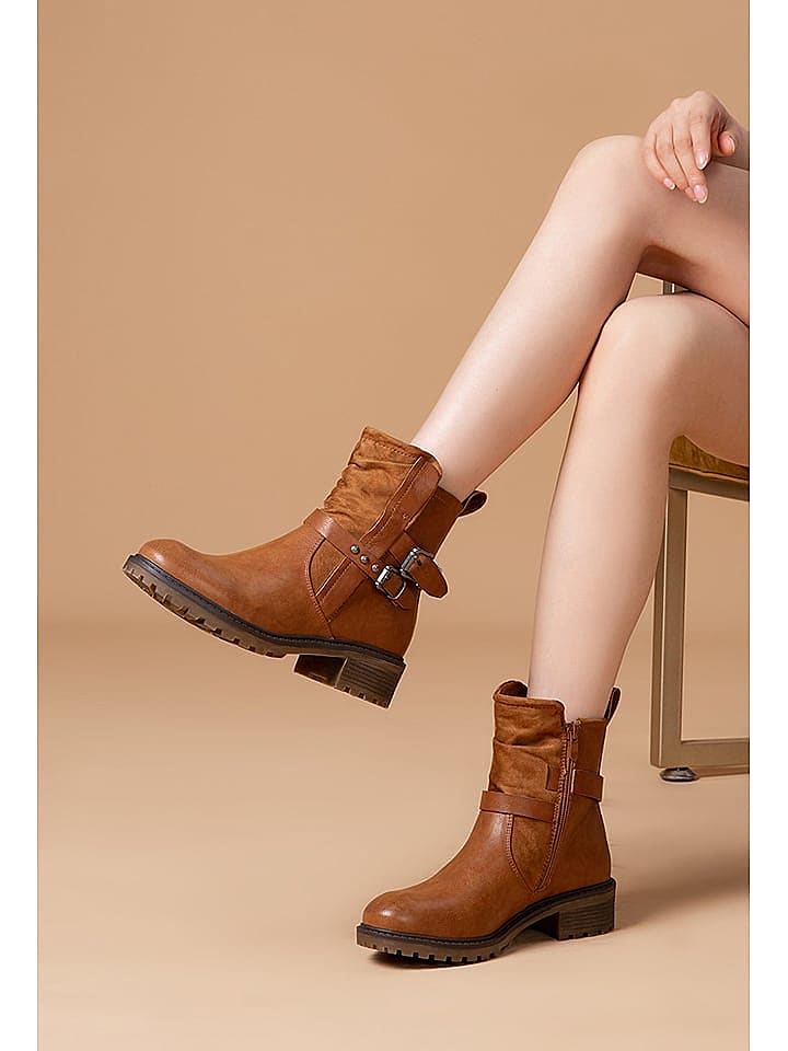 Foreverfolie Boots in Camel günstig kaufen 39