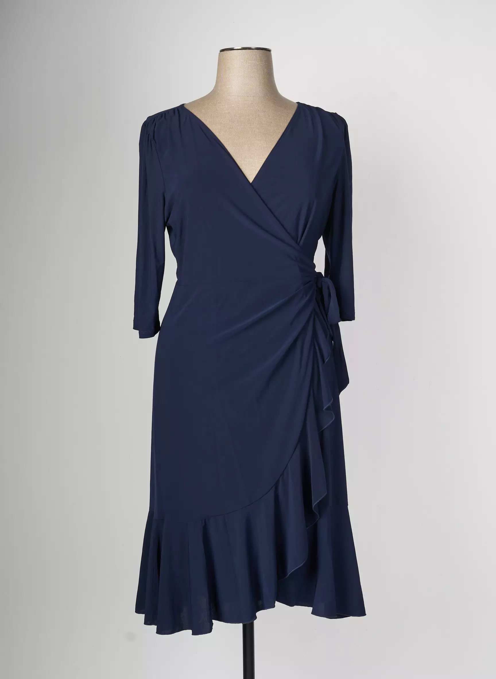 Kiyonna Robes Mi Longues Femme couleur bleu