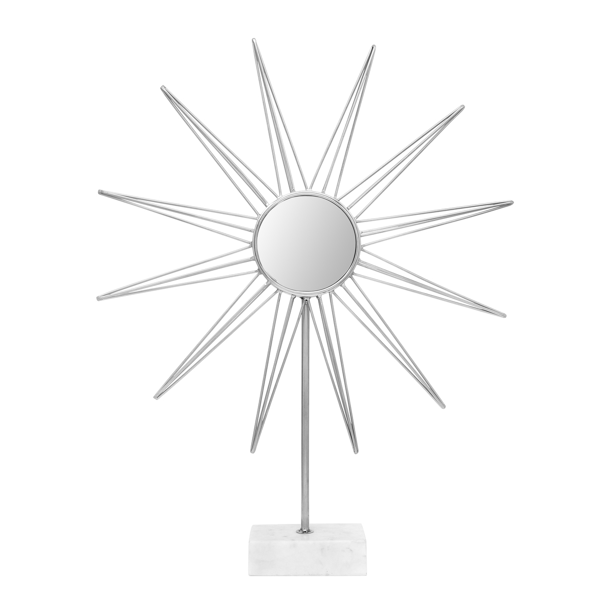 Kayoom Skulptur Ajey 387 Silber / Weiß