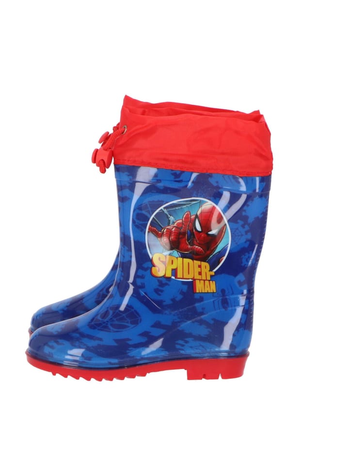Spiderman Spiderman Regenstiefel Wasserdichte Outdoor-Gummistiefel in Blau günstig kaufen