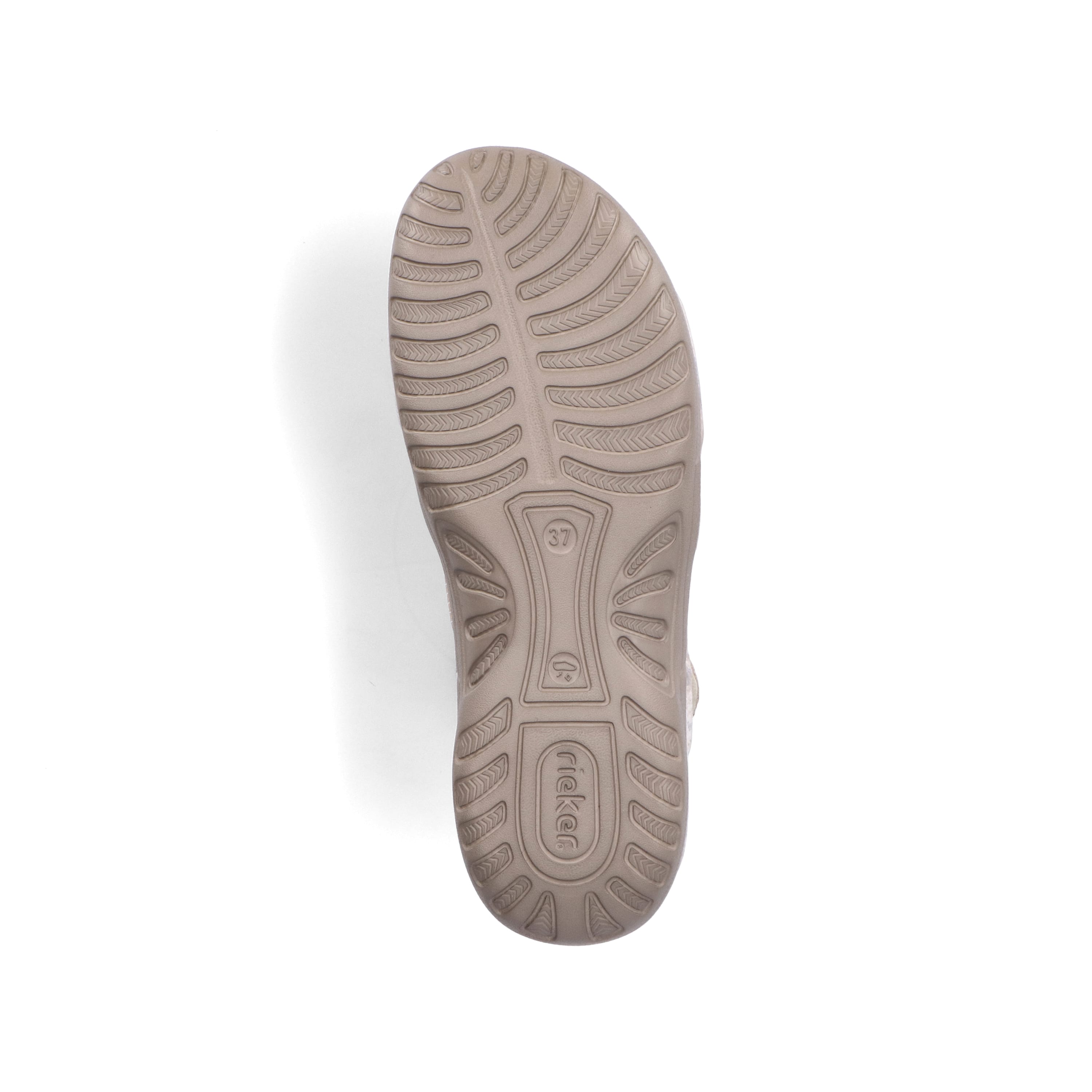 Rieker Damen Riemchensandalen cremebeige