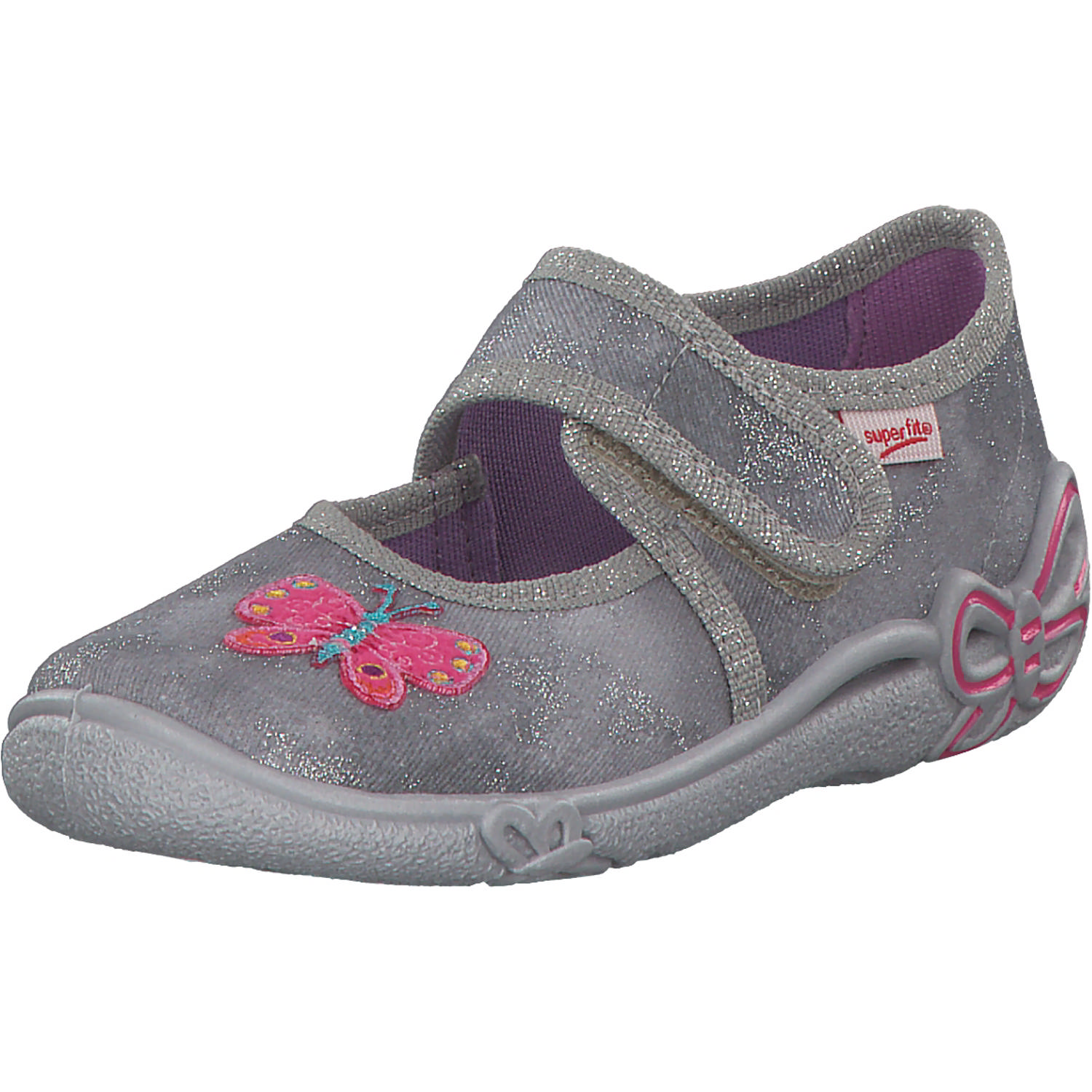 Superfit BELINDA 00288, Hausschuhe, Kinder, Grau