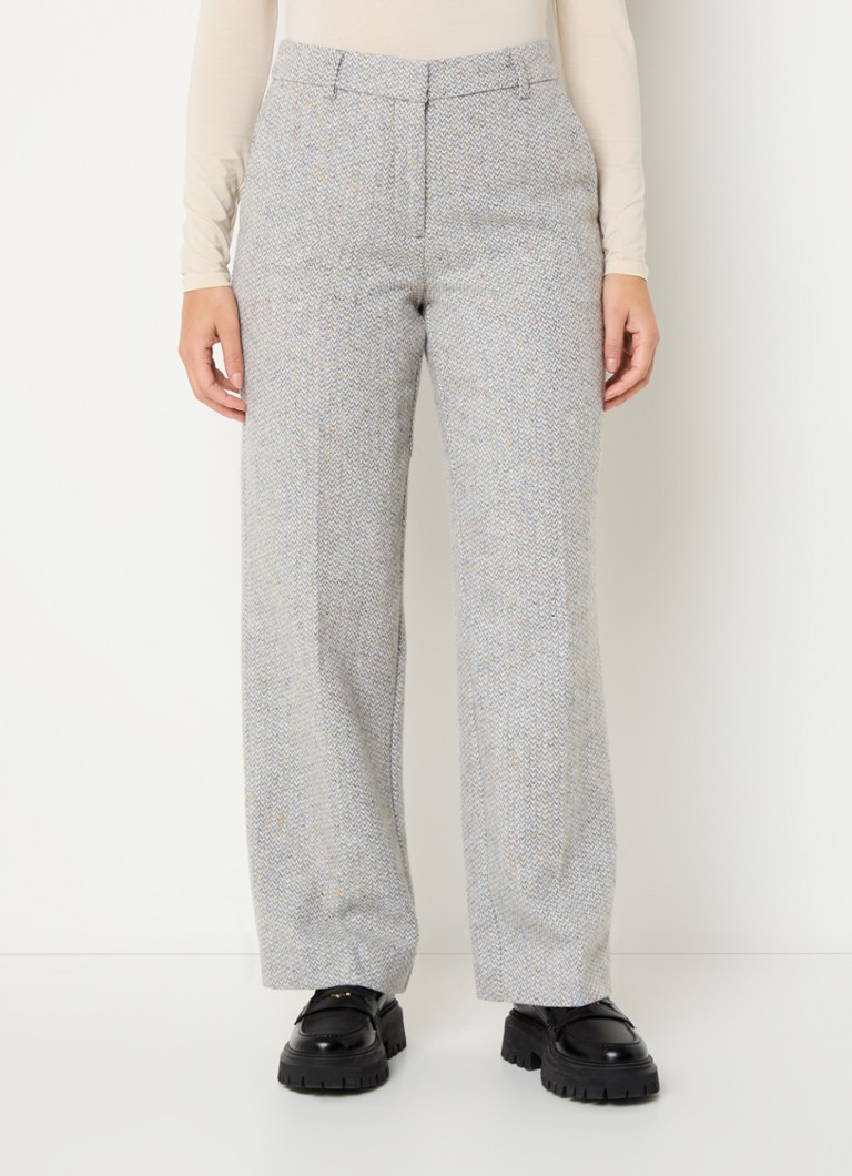 Pantaloni drepți cu talie înaltă Herena de la MSCH Copenhagen, un brand Mixed Design.
