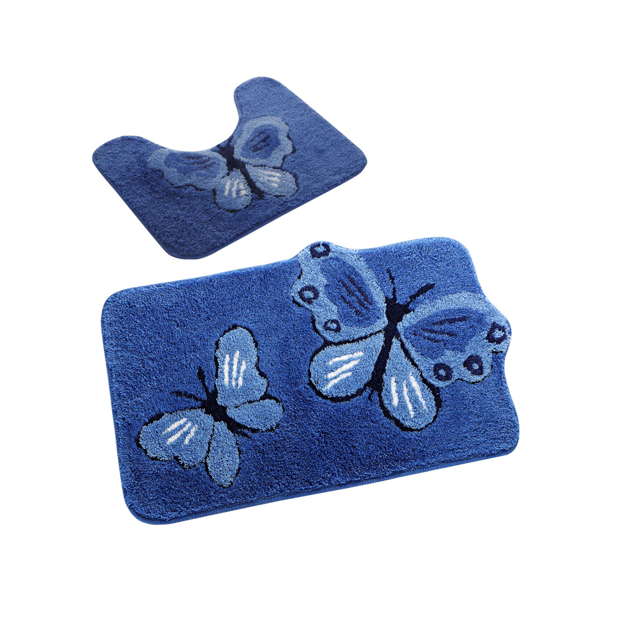 Tapis de bain fantaisie Papillons