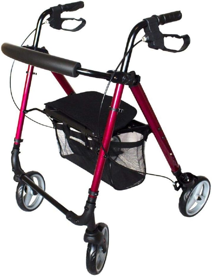 ANTAR Aluminium Rollator rot AT51112 R
