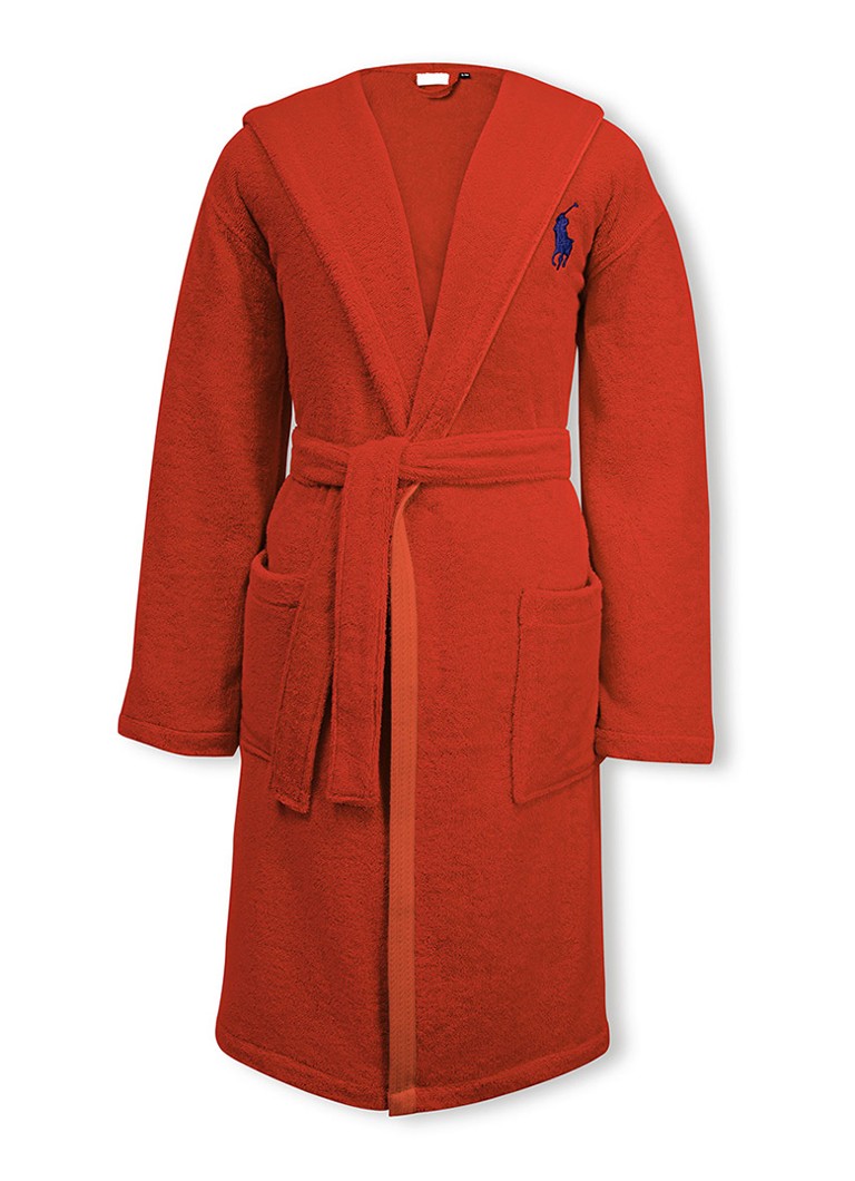 Ralph Lauren Player cotton bathrobe