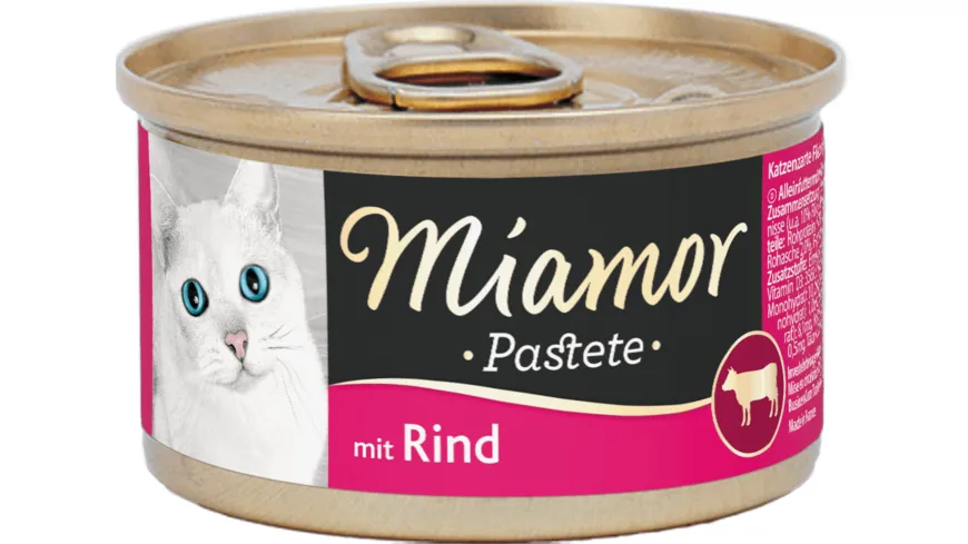 Miamor Katzennassfutter Pastete Rind 85 g