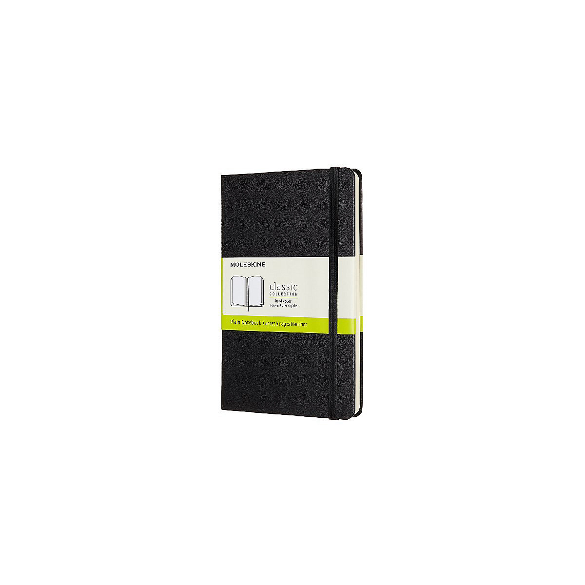 Moleskine Notizbuch, Medium, Blanko, Hard Cover, Schwarz