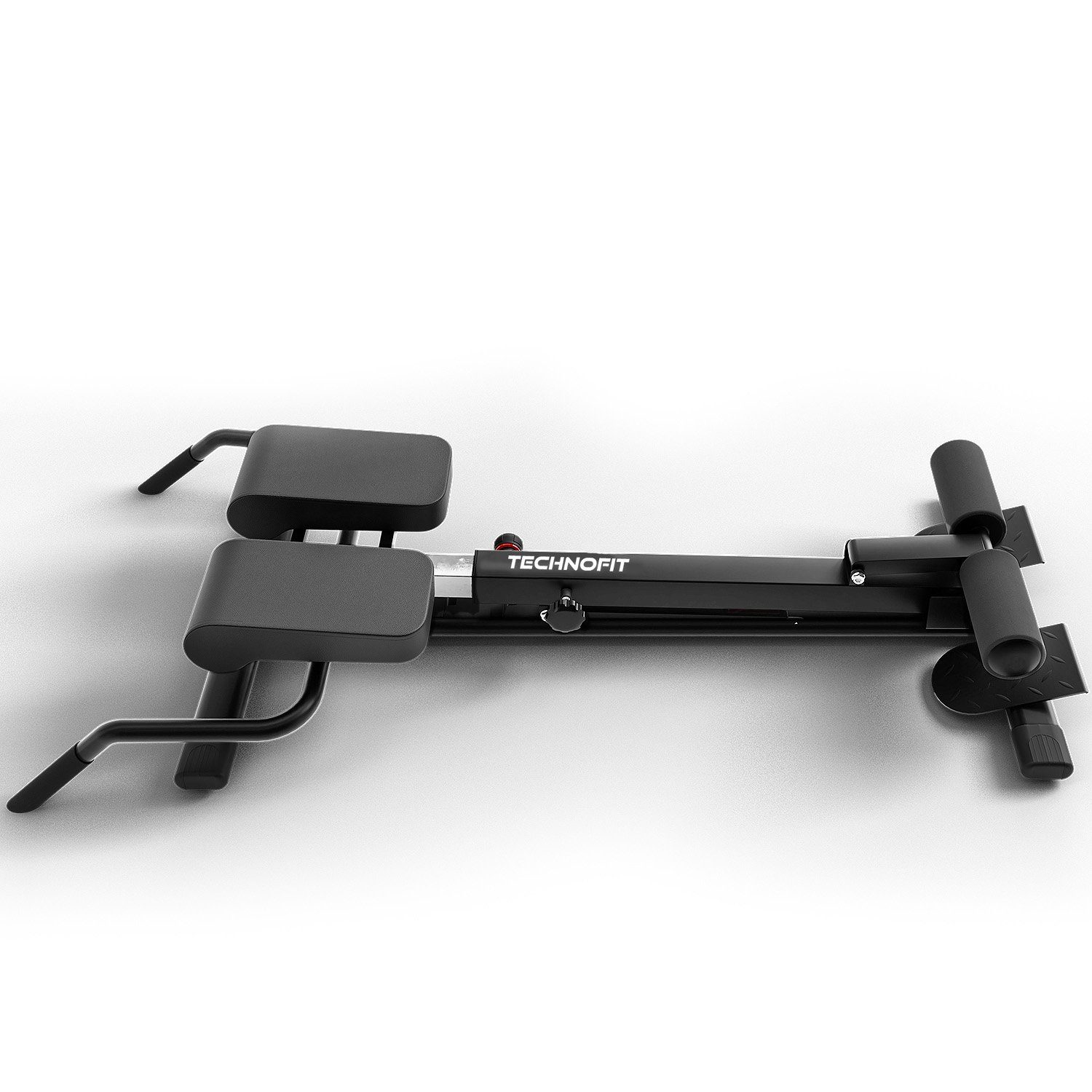 Technofit Rückentrainer Bauch Rückentrainer Krafttraining Zuhause Rückenstrecker ergonomisch, verstellbar Home Gym