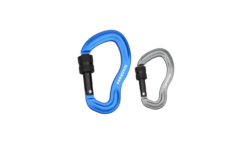munkees Karabiner mit Schraubverschluss 