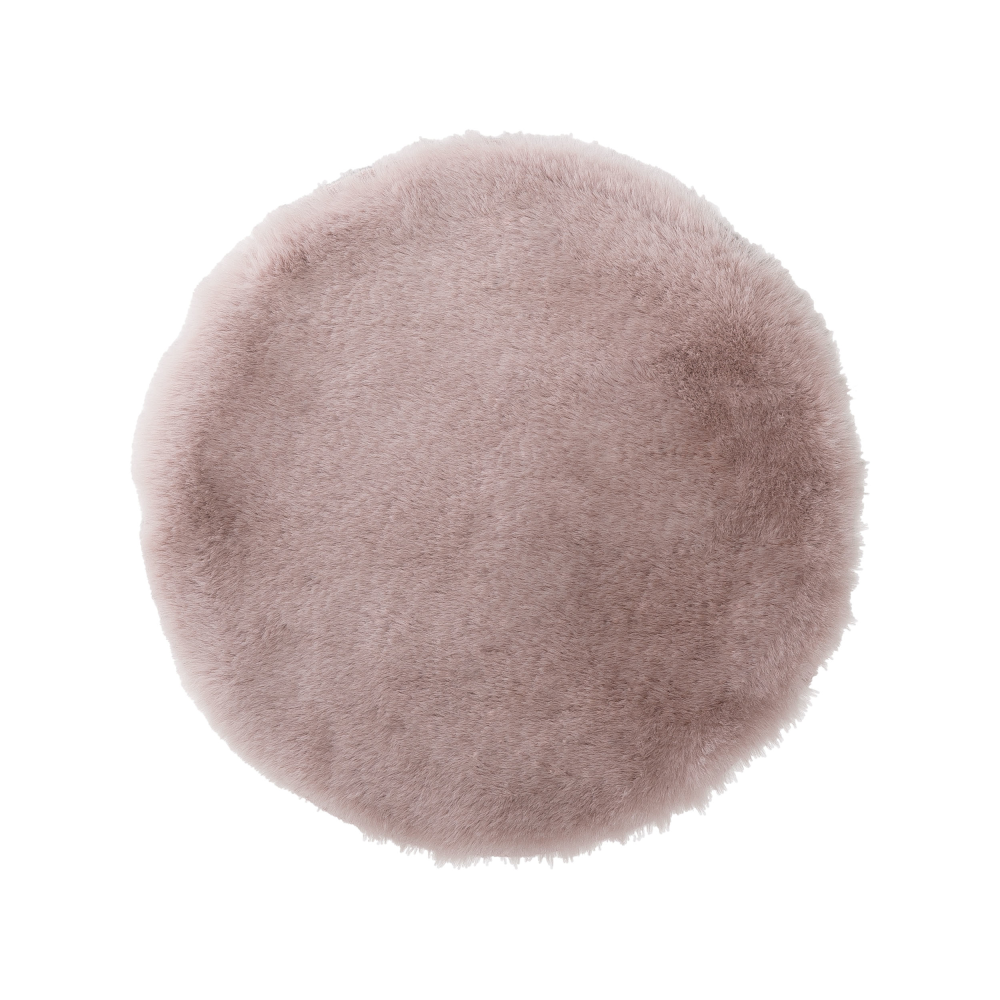 Sitzkissen Kunstfell blush