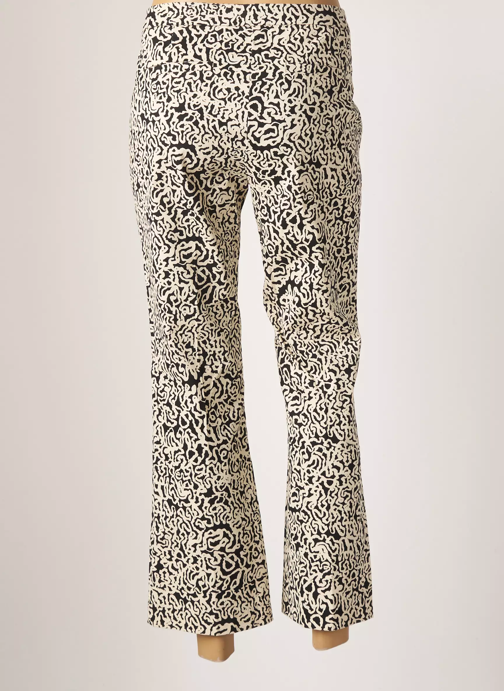 B Young Pantalon7 8 Femme couleur noir