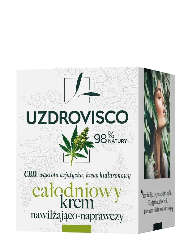 Uzdrovisco CBD Hydraterende en Herstellende Crème voor de Hele Dag