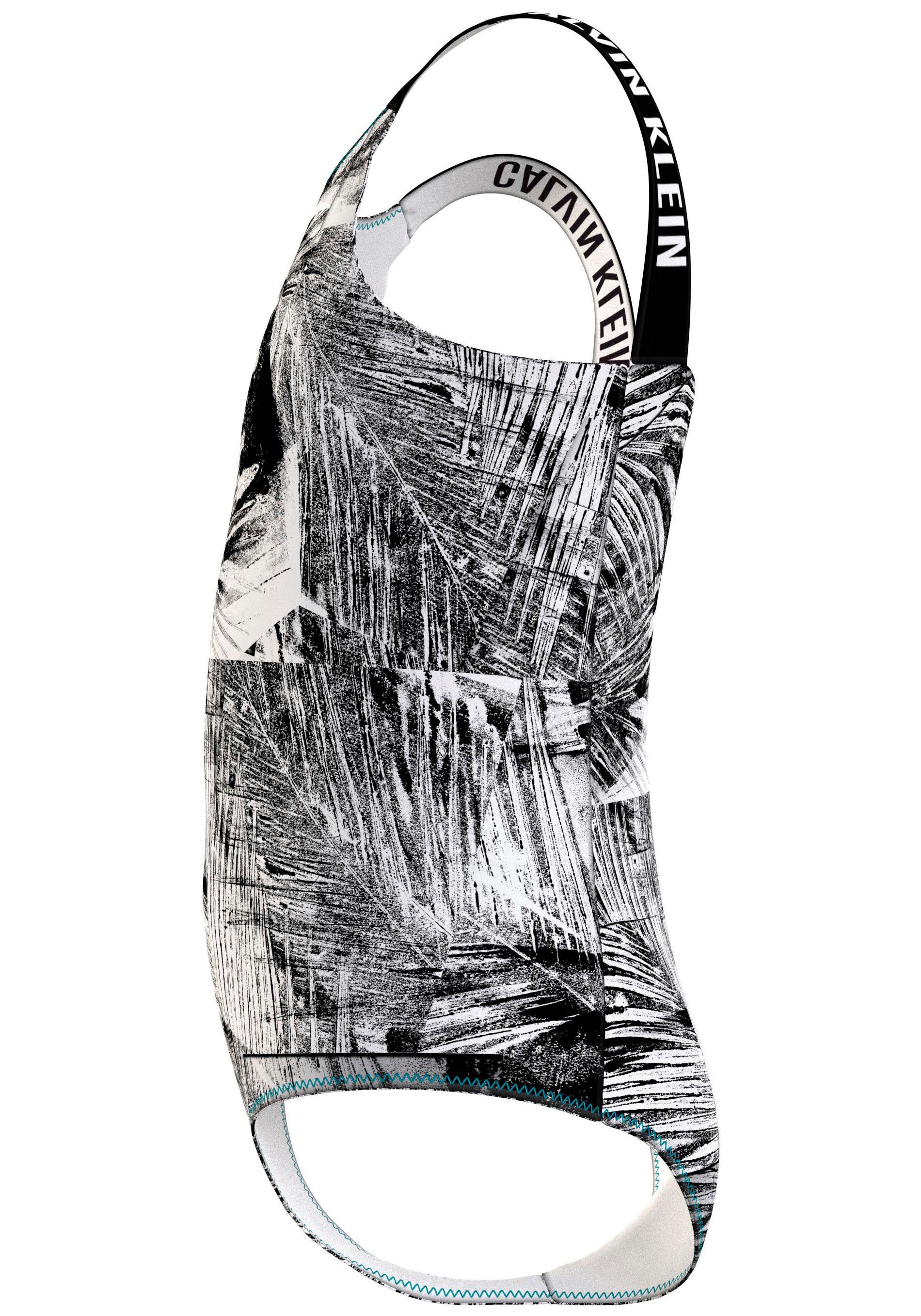 Calvin Klein Swimwear Badeanzug SWIMSUIT-PRINT in gemusteter Optik