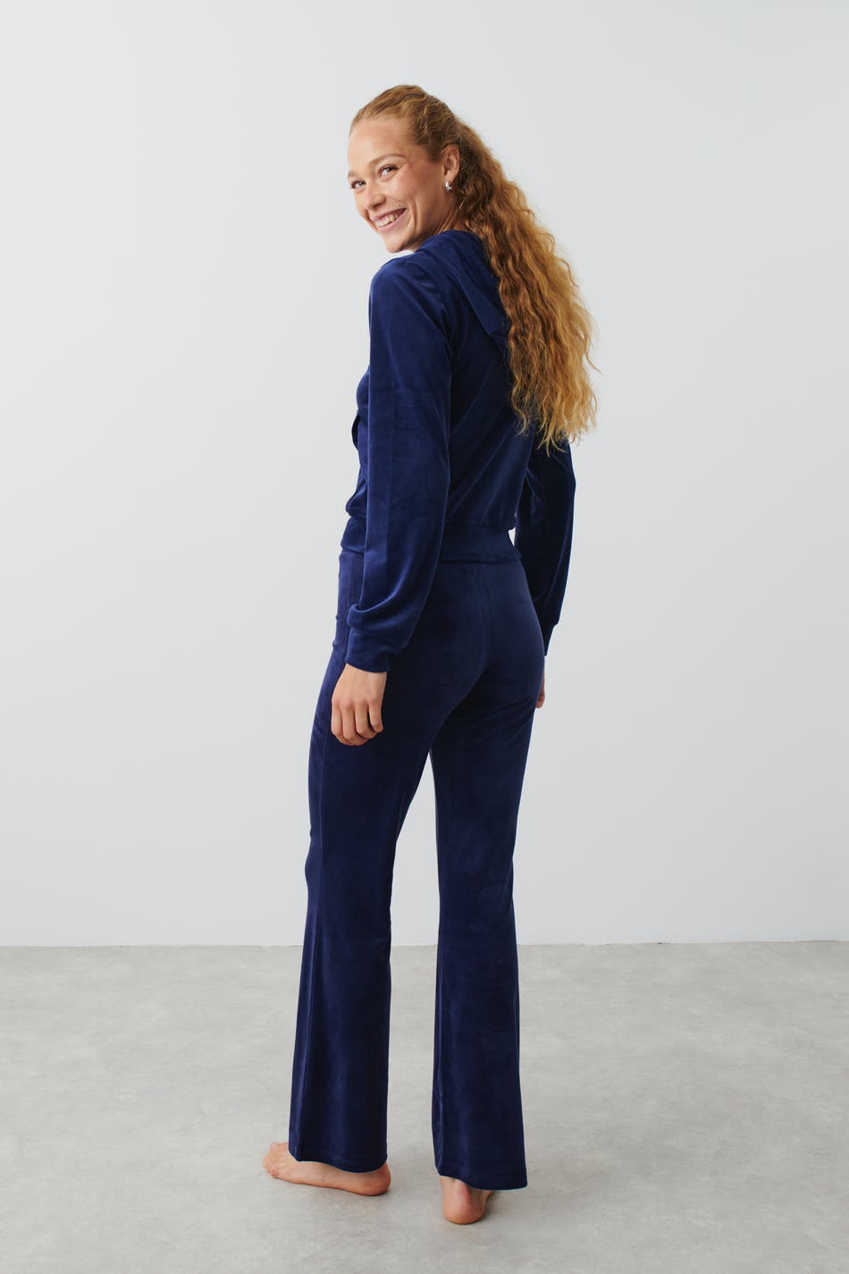 Velour trousers