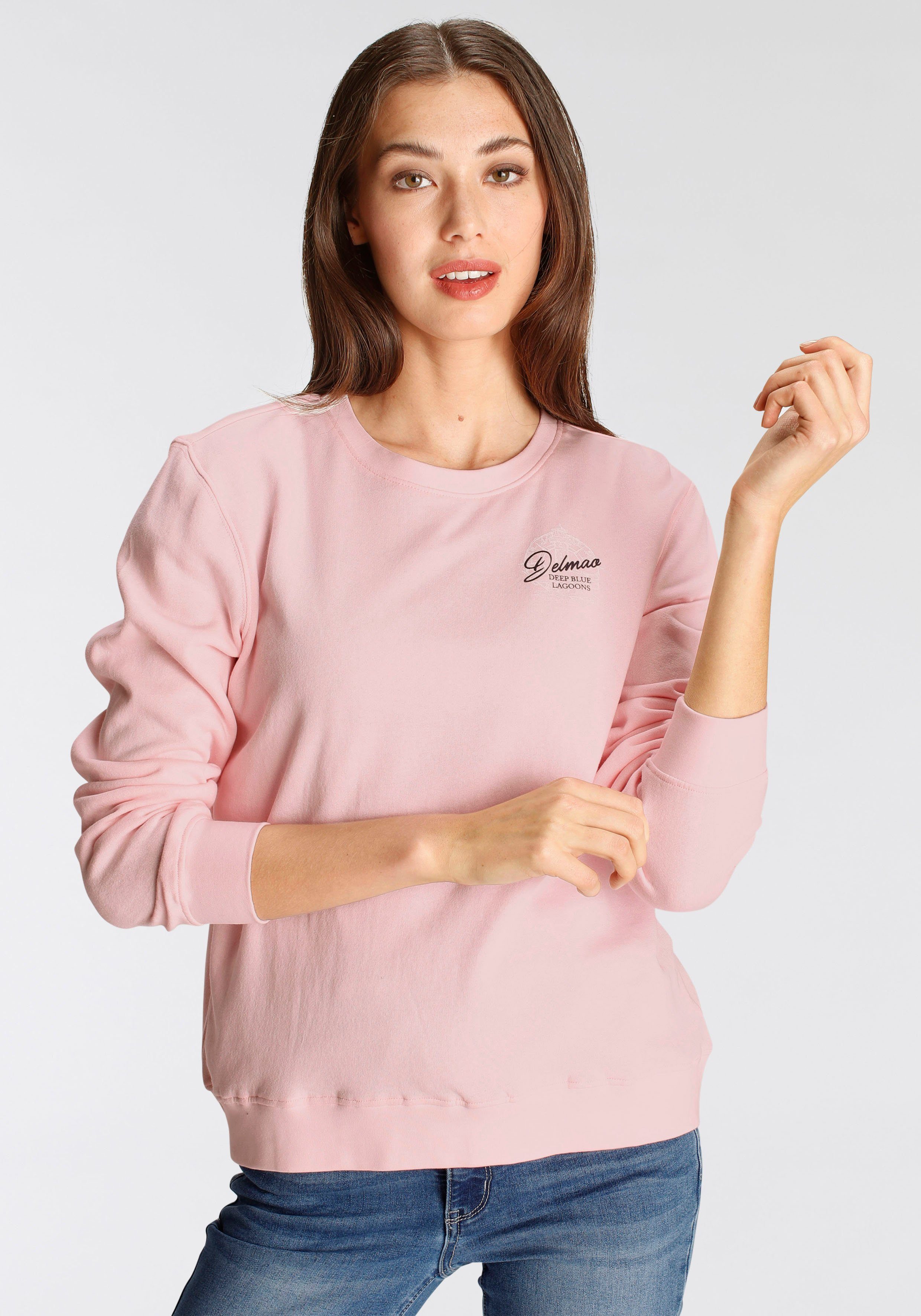 DELMAO Sweatshirt (Spar-Set, 2-tlg., Sweatshirt + T-Shirt) mit passendem T-Shirt ---NEUE MARKE!