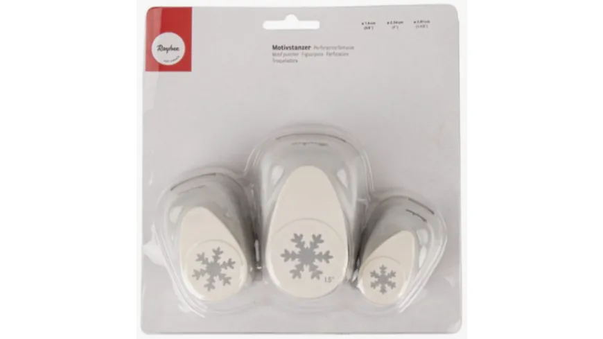 Rayher Motivstanzer-Set Schneeflocken