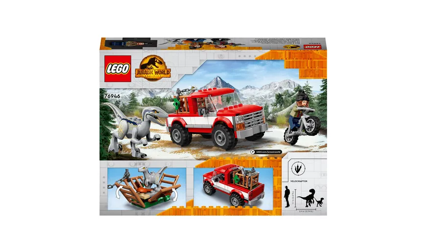 LEGO Jurassic World 76946 Blue & Beta in der Velociraptor-Falle Spielzeug