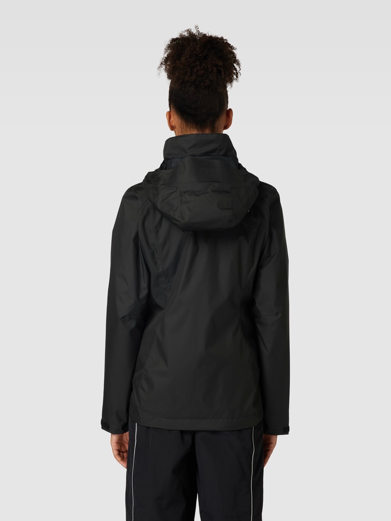 Jacke mit Label-Print Modell 'EVOLVE II' in schwarz