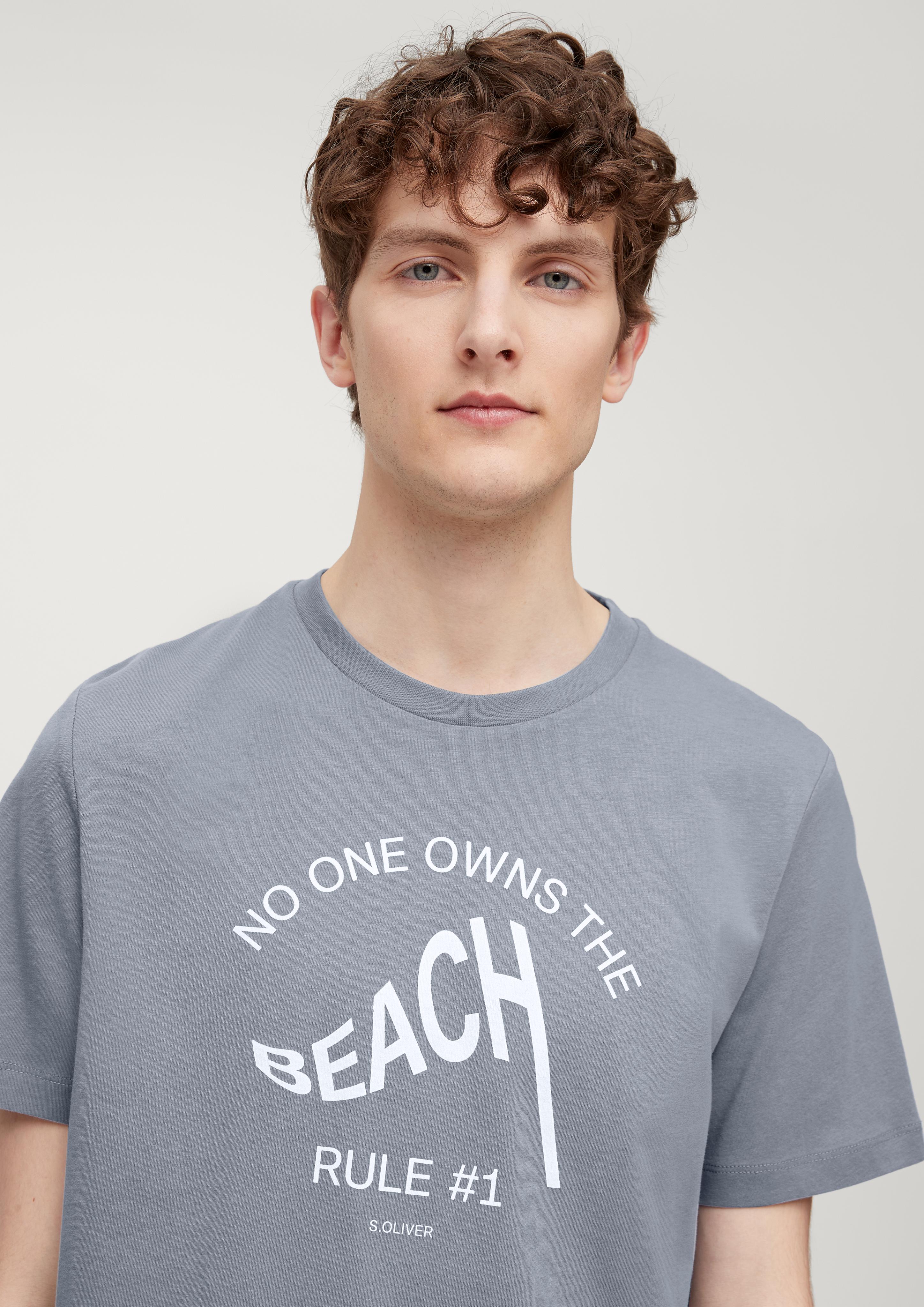 Baumwollshirt mit Frontprint  2137550-95D3