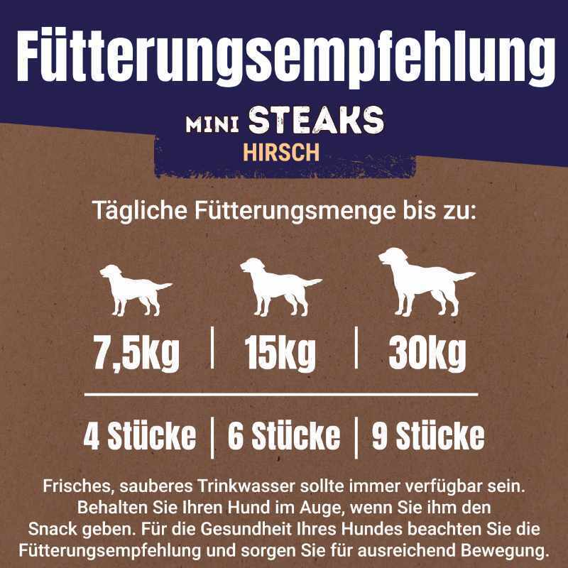 Adventuros Snacks Adventuros Mini Steaks Hirsch 7x70g
