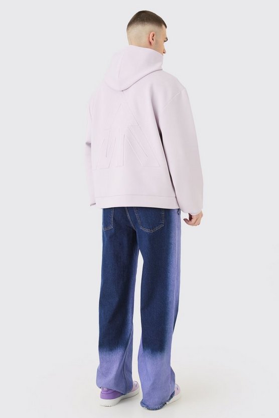 Tall kastiger Oversize Scuba Hoodie