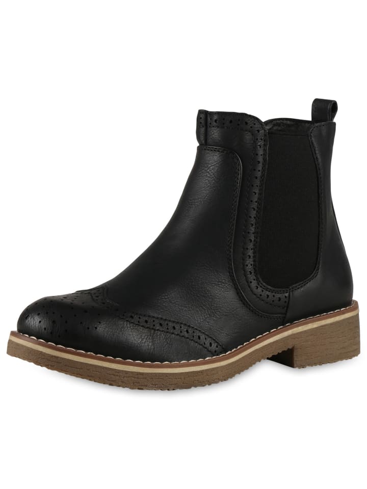 VAN HILL Chelsea Boots Anna in Schwarz günstig kaufen