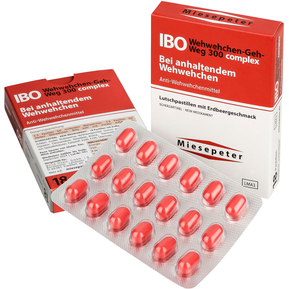 Miesepeter IBO Wehwehchen-Geh-Weg 300 complex 18er