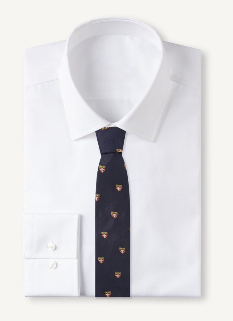 Hedvábná kravata s potiskem Ralph Lauren