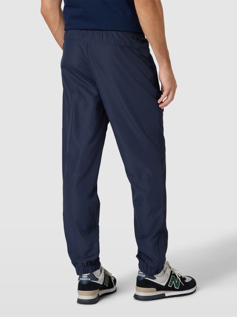 Trainingsanzug mit Label-Print in marineblau
