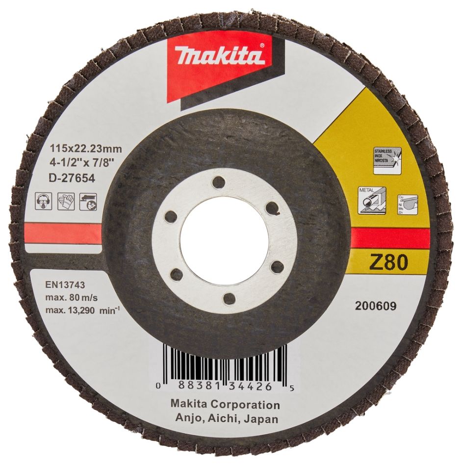 Makita Tilbehør D-27654 Lamellskive 115mm Z80