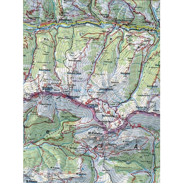 Lienzer Dolomiten, Lesachtal, Villgratental 1 : 50 000. WK 182 - Wanderkarte