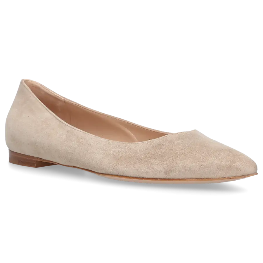 Gianvito Rossi - Ballerinas G20879 Veloursleder - beige