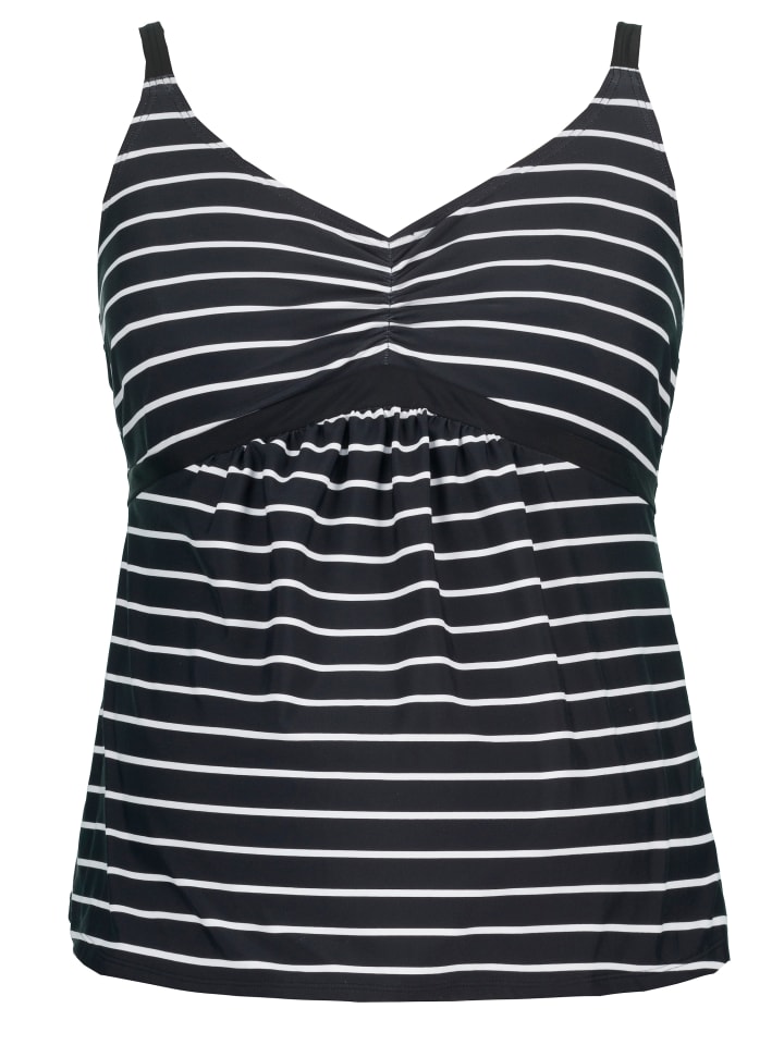 Ulla Popken Tankini in schwarz günstig kaufen
