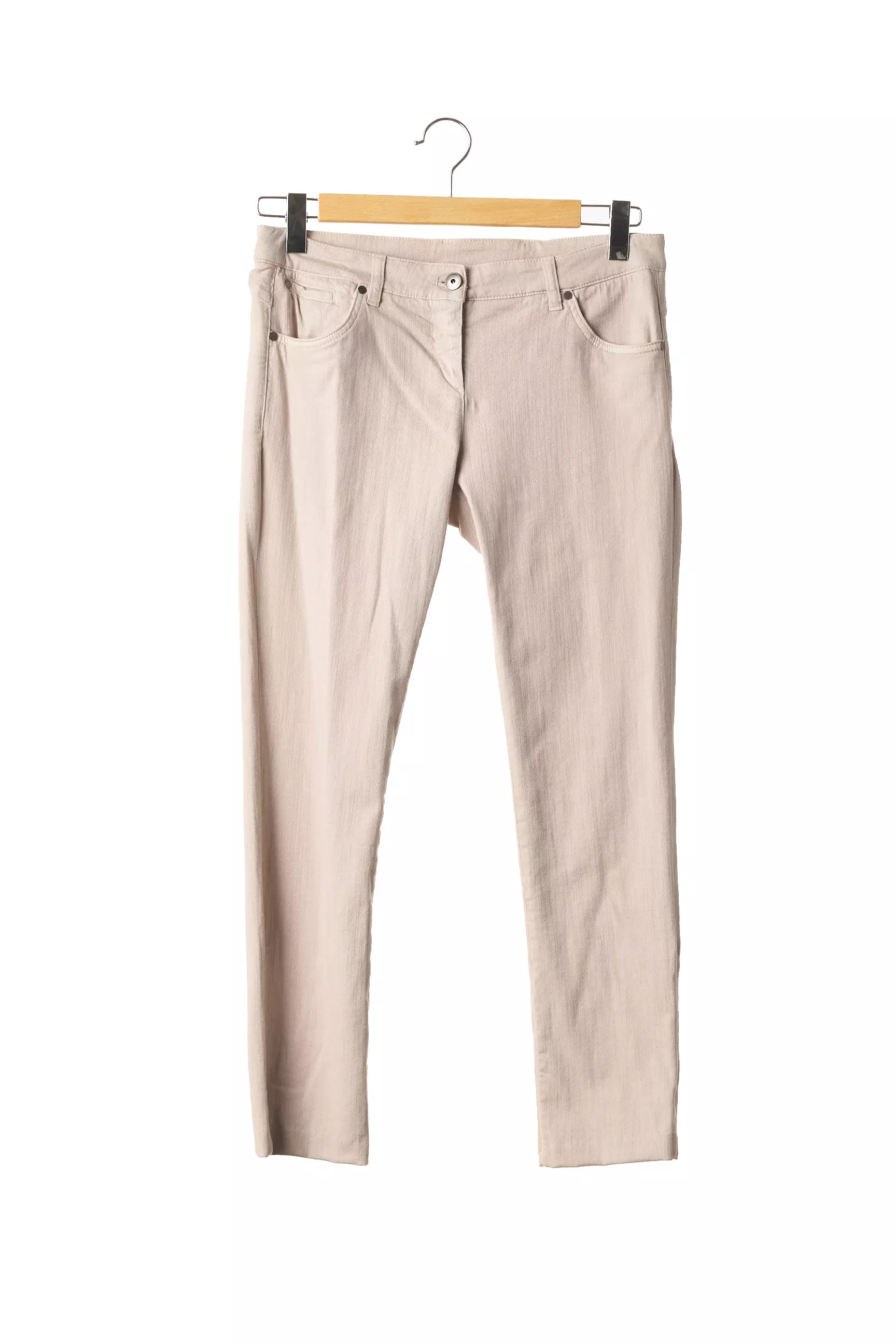 Brunello Cucinelli Pantalon7 8 Femme couleur beige