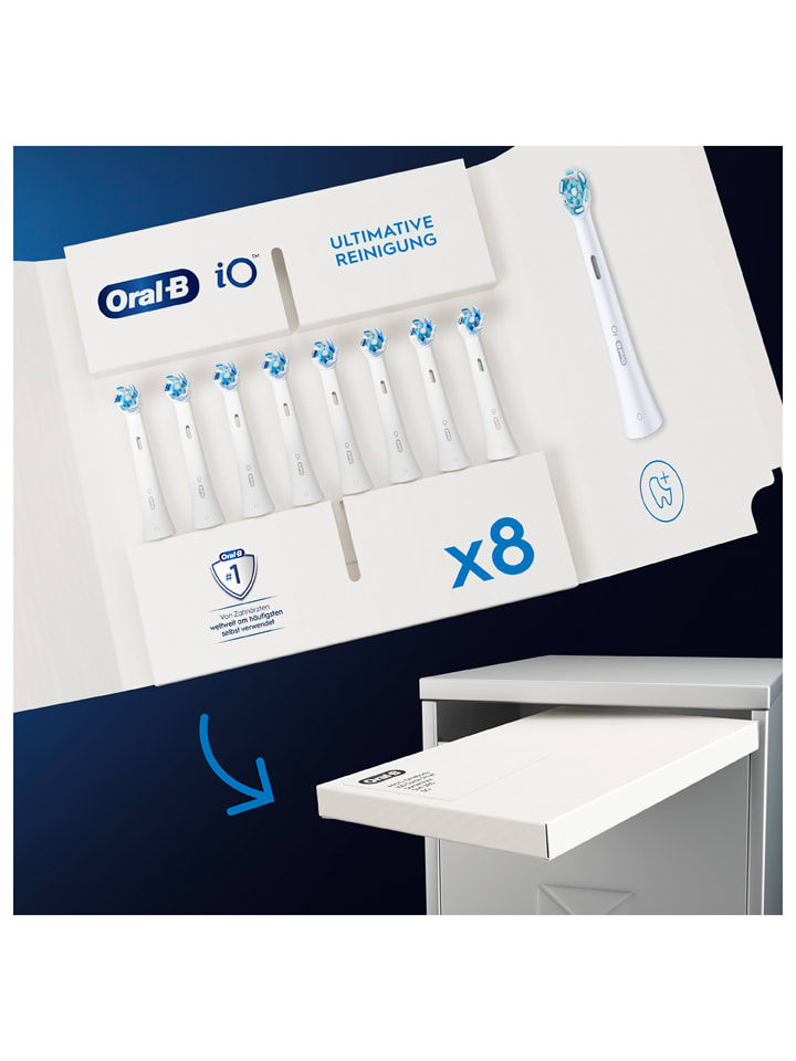 Oral-B 8er-Set: Ersatz-Bürstenköpfe 