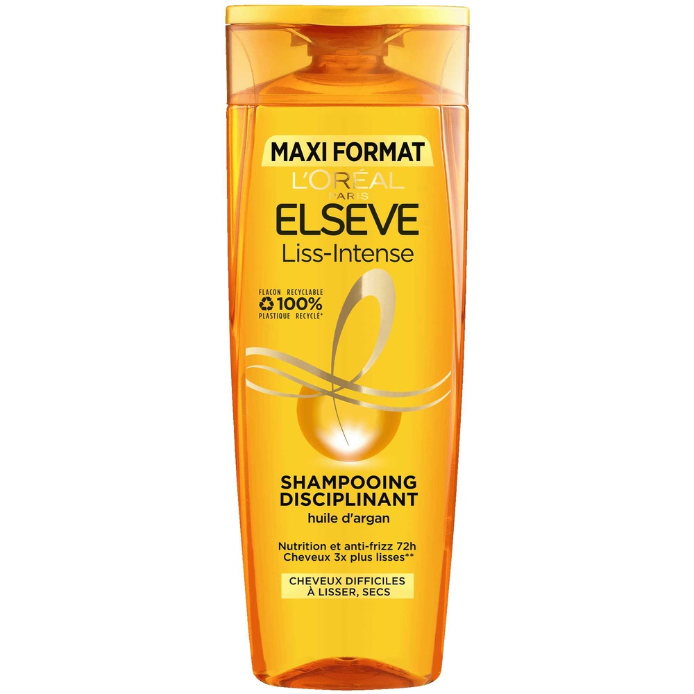 L'Oréal Paris Elseve Liss-Intense Shampooing Lissant 500ml Shampoing cheveux secs