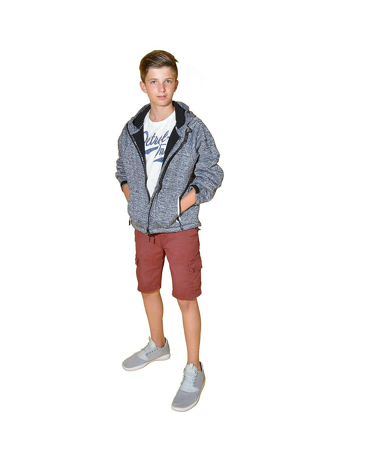 SoftShell Jacke mit Strickoptik Softshelljacken für Kinder