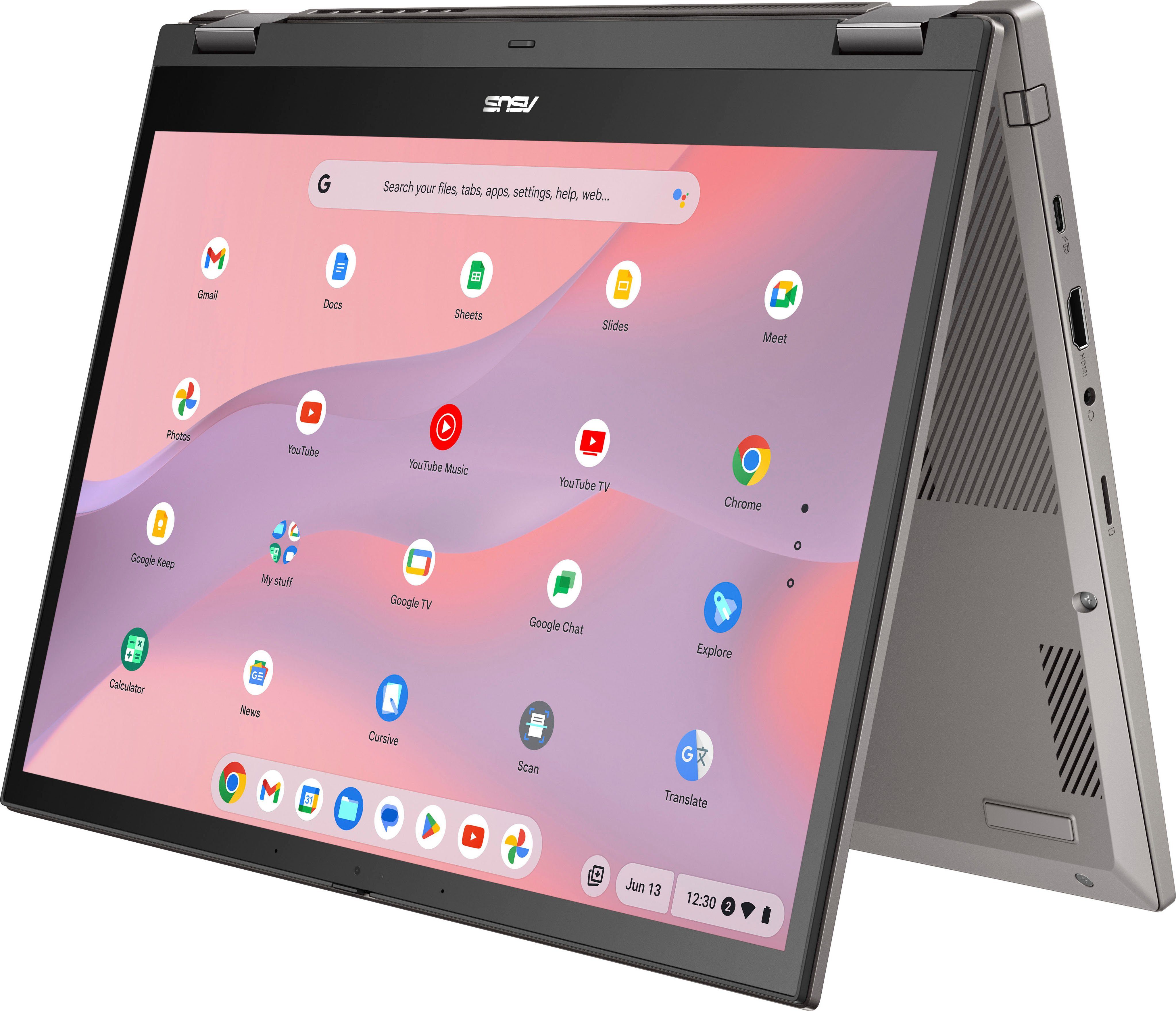 Asus Chromebook Plus CM3401FFA-LZ0125 Chromebook (35,56 cm/14 Zoll, AMD Ryzen 5 7520C, Radeon Graphics, 512 GB SSD)