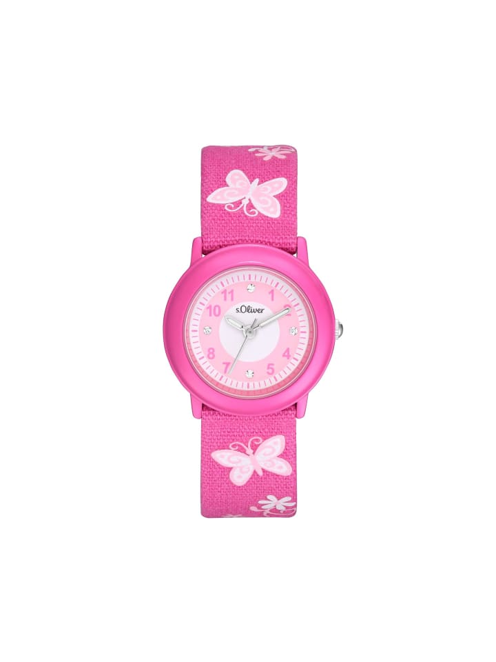 s.Oliver Quarzuhr 2036748 in Pink günstig kaufen onesize